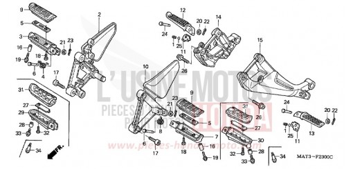 MARCHE CBR1100XX3 de 2003